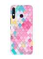 Pink Pattern Case for Infinix Hot 8 (Design No. 215)