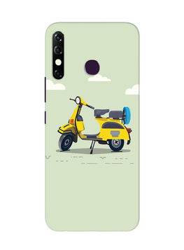 Vintage Scooter Case for Infinix Hot 8 (Design No. 260)
