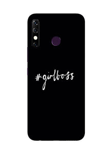#GirlBoss Mobile Back Case for Infinix Hot 8 (Design - 266)