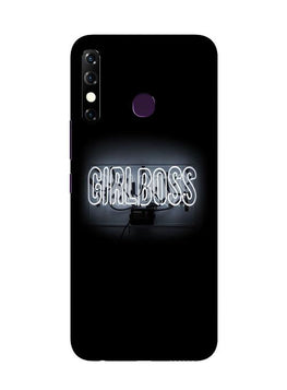 Girl Boss Black Case for Infinix Hot 8 (Design No. 268)