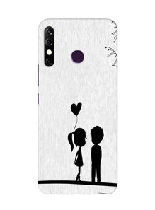 Cute Kid Couple Mobile Back Case for Infinix Hot 8 (Design - 283)