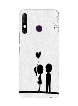 Cute Kid Couple Case for Infinix Hot 8 (Design No. 283)