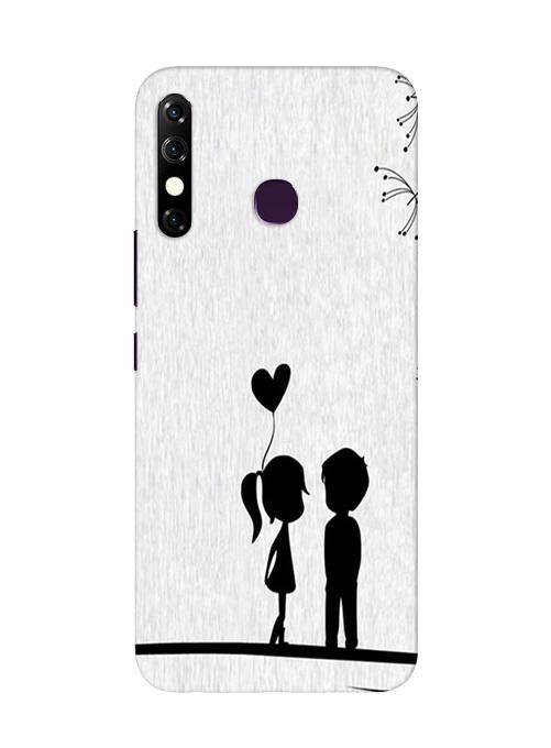 Cute Kid Couple Case for Infinix Hot 8 (Design No. 283)