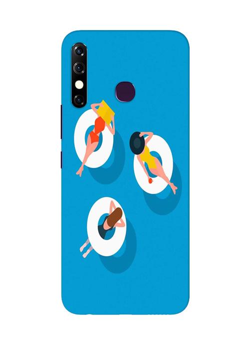 Girlish Mobile Back Case for Infinix Hot 8 (Design - 306)