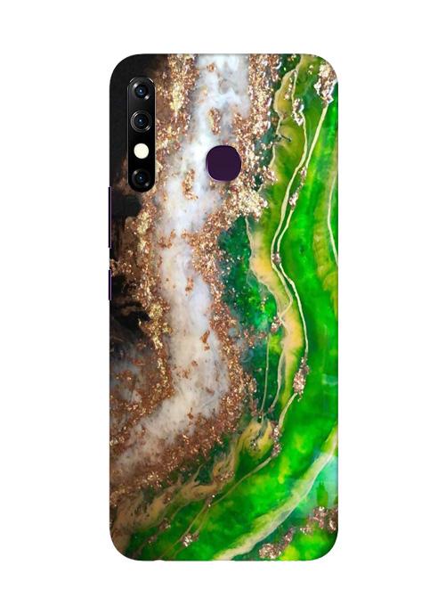 Marble Texture Mobile Back Case for Infinix Hot 8 (Design - 307)