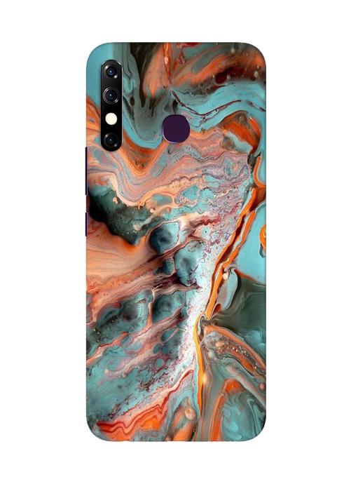 Marble Texture Mobile Back Case for Infinix Hot 8 (Design - 309)