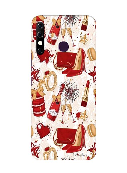 Girlish Mobile Back Case for Infinix Hot 8 (Design - 312)