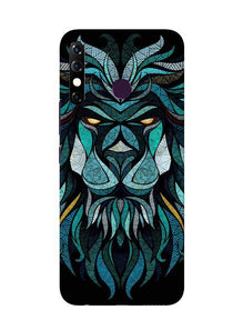 Lion Mobile Back Case for Infinix Hot 8 (Design - 314)