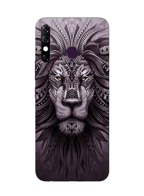 Lion Mobile Back Case for Infinix Hot 8 (Design - 315)