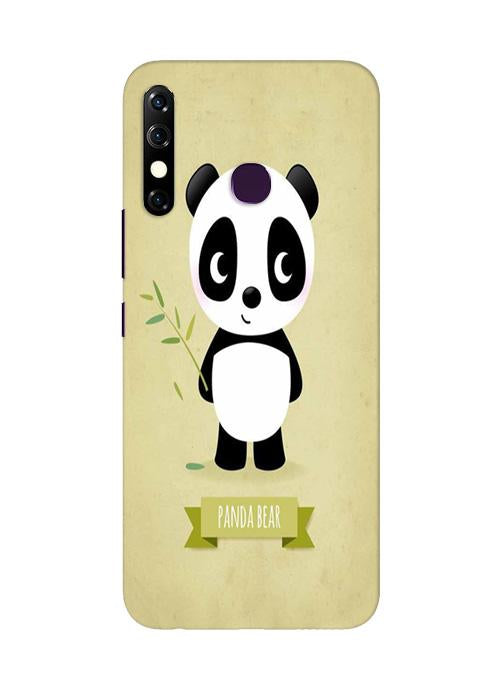 Panda Bear Mobile Back Case for Infinix Hot 8 (Design - 317)