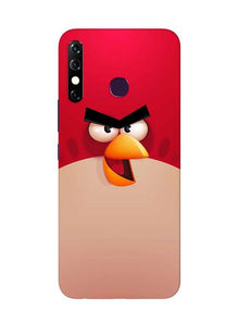 Angry Bird Red Mobile Back Case for Infinix Hot 8 (Design - 325)