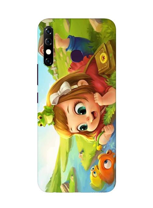 Baby Girl Mobile Back Case for Infinix Hot 8 (Design - 339)