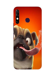 Dog Mobile Back Case for Infinix Hot 8 (Design - 343)