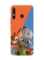 Cartoon Mobile Back Case for Infinix Hot 8 (Design - 346)