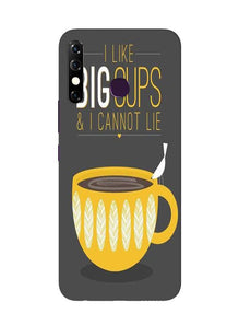 Big Cups Coffee Mobile Back Case for Infinix Hot 8 (Design - 352)