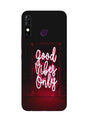 Good Vibes Only Mobile Back Case for Infinix Hot 8 (Design - 354)