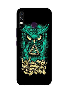 Owl Mobile Back Case for Infinix Hot 8 (Design - 358)