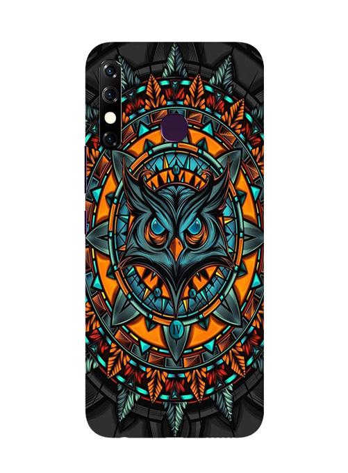 Owl Mobile Back Case for Infinix Hot 8 (Design - 360)