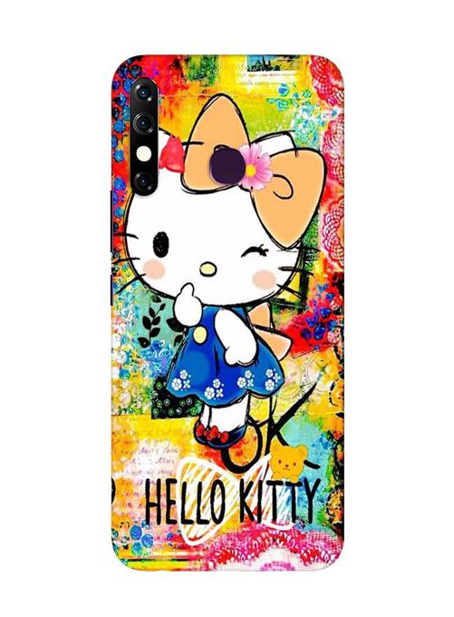 Hello Kitty Mobile Back Case for Infinix Hot 8 (Design - 362)