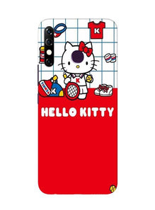 Hello Kitty Mobile Back Case for Infinix Hot 8 (Design - 363)
