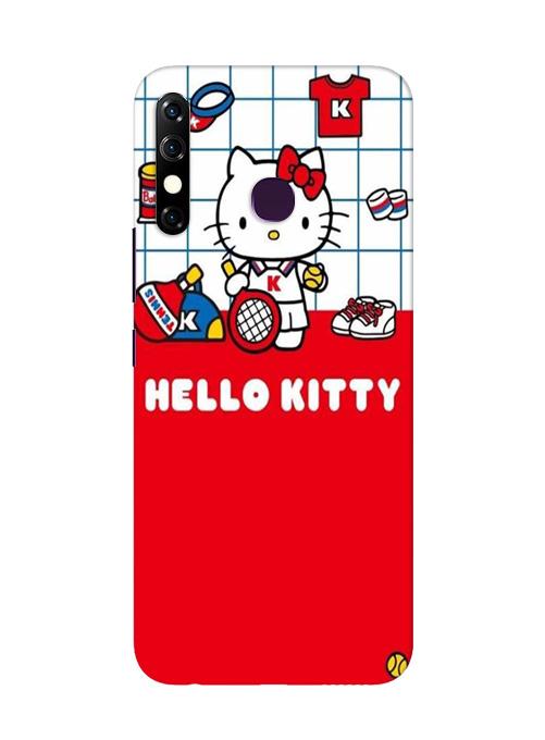 Hello Kitty Mobile Back Case for Infinix Hot 8 (Design - 363)