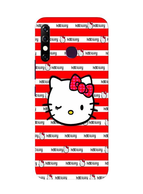 Hello Kitty Mobile Back Case for Infinix Hot 8 (Design - 364)