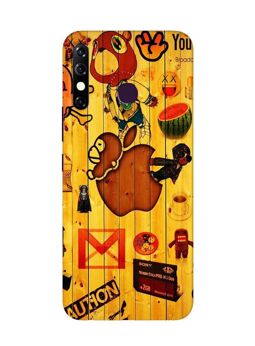 Wooden Texture Mobile Back Case for Infinix Hot 8 (Design - 367)