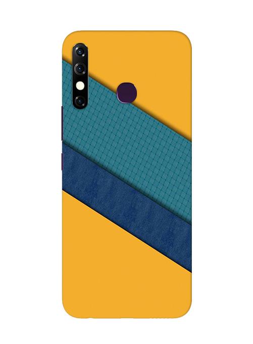 Diagonal Pattern Mobile Back Case for Infinix Hot 8 (Design - 370)