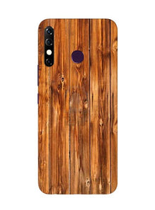 Wooden Texture Mobile Back Case for Infinix Hot 8 (Design - 376)