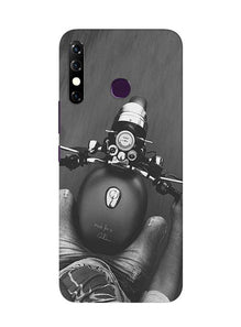 Royal Enfield Mobile Back Case for Infinix Hot 8 (Design - 382)