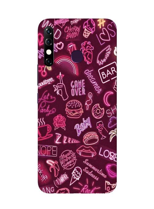 Party Theme Mobile Back Case for Infinix Hot 8 (Design - 392)