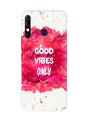 Good Vibes Only Mobile Back Case for Infinix Hot 8 (Design - 393)