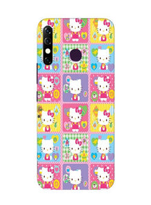 Kitty Mobile Back Case for Infinix Hot 8 (Design - 400)