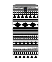 Black white Pattern Mobile Back Case for Infinix Note 4 (Design - 5)
