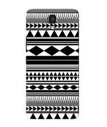 Black white Pattern Mobile Back Case for Infinix Note 4 (Design - 5)