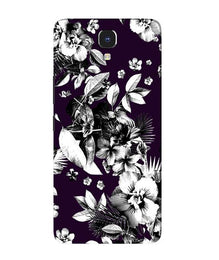 white flowers Mobile Back Case for Infinix Note 4 (Design - 7)