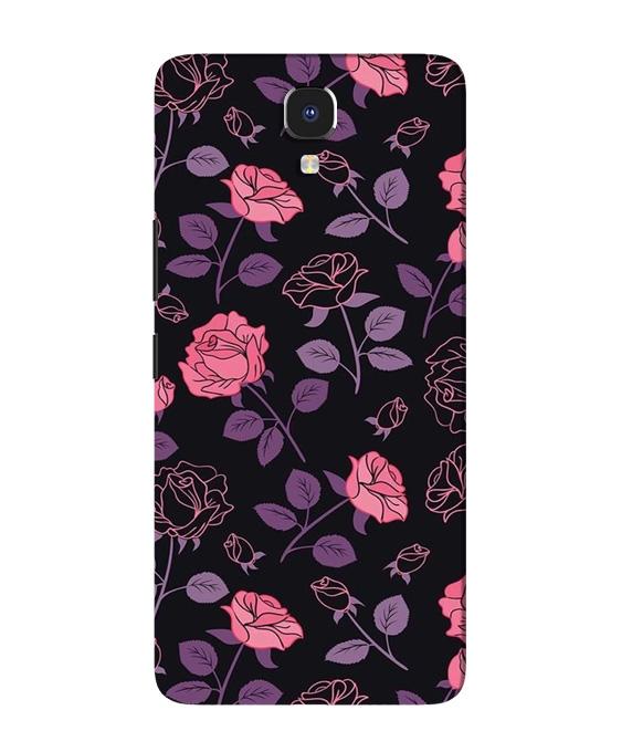 Rose Black Background Case for Infinix Note 4