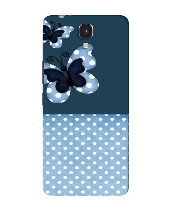 White dots Butterfly Case for Infinix Note 4