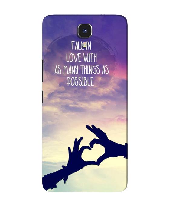 Fall in love Case for Infinix Note 4