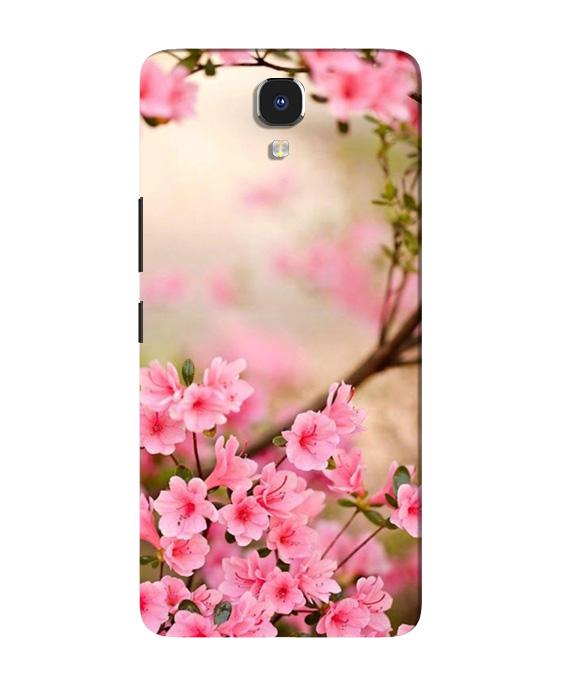 Pink flowers Case for Infinix Note 4