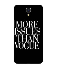 More Issues than Vague Mobile Back Case for Infinix Note 4 (Design - 74)