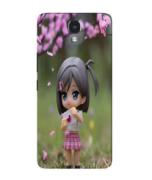 Cute Girl Mobile Back Case for Infinix Note 4 (Design - 92)