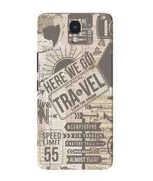 Travel Mobile Back Case for Infinix Note 4  (Design - 104)