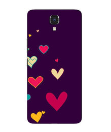 Purple Background Mobile Back Case for Infinix Note 4  (Design - 107)