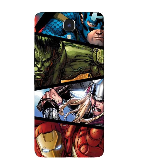 Avengers Superhero Case for Infinix Note 4(Design - 124)