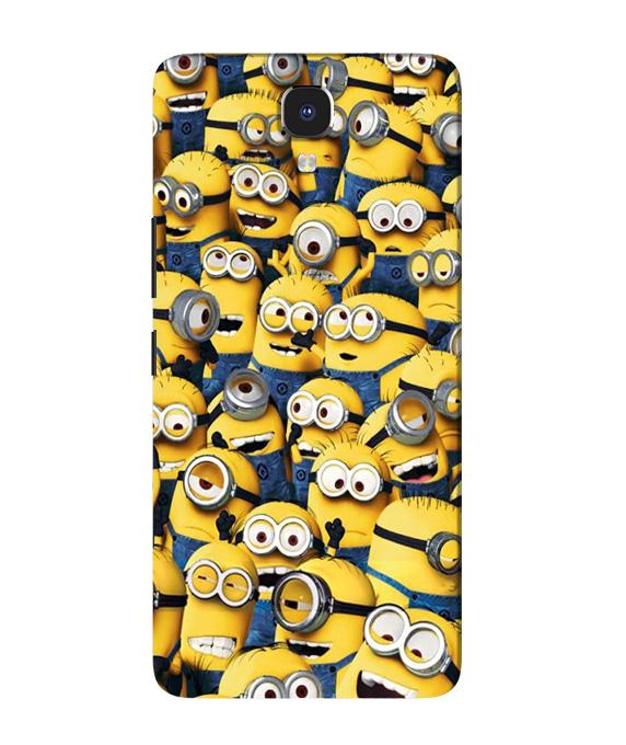 Minions Case for Infinix Note 4  (Design - 126)