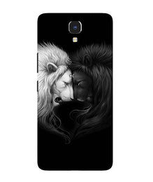 Dark White Lion Mobile Back Case for Infinix Note 4  (Design - 140)