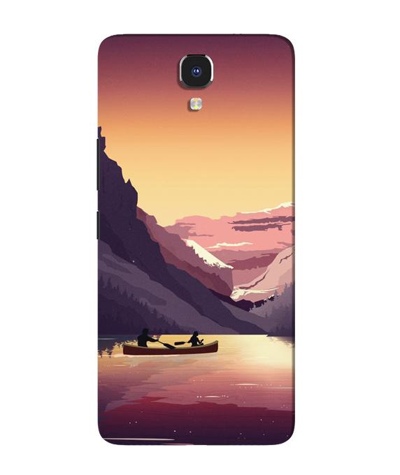 Mountains Boat Case for Infinix Note 4 (Design - 181)