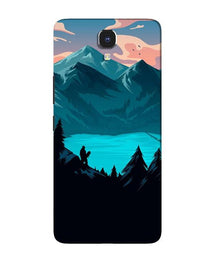 Mountains Mobile Back Case for Infinix Note 4 (Design - 186)