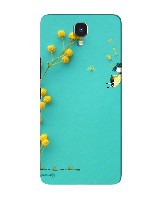 Flowers Girl Case for Infinix Note 4 (Design No. 216)